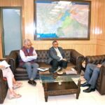 A delegation comprising of World Bank and IFC officials calls on Bilal Azhar Kayani, Minister of State for Railways