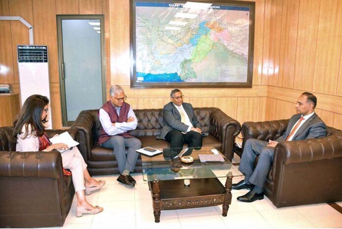 A delegation comprising of World Bank and IFC officials calls on Bilal Azhar Kayani, Minister of State for Railways