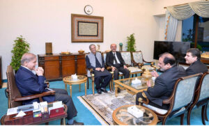 A high level delegation of lawyers from Balochistan calls on Prime Minister Muhammad Shehbaz Sharif.