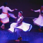 Classical dancer Nighat Chaudhary performing at the Arts Council on the occasion of the International Dance Day
