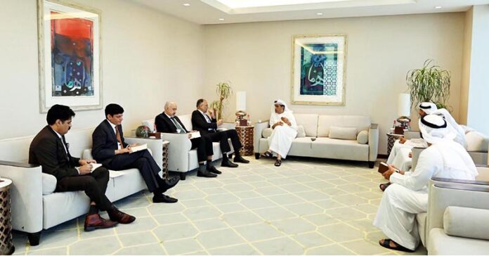 Federal Minister for Planning, Development & Special Initiatives, Prof. Ahsan Iqbal held a meeting with Secretary General of the Executive Council of Dubai H.E. Abdullah Mohammed Al Basti