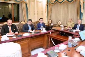 Prime Minister Muhammad Shehbaz Sharif chairs a meeting on the matters related to Ministry of Information Technology and Telecommunications.