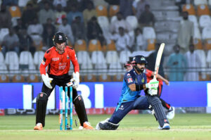 Lahore Qalandars bowler Shaheen Shah Afridi delivers a ball during the PSL-X T20 cricket match between Multan Sultans and Lahore Qalandars at the Multan Cricket Stadium.