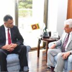 Air vice Marshal Sampath Thuyacontha (Retd), Secretary Defence of Sri Lanka, called on Minister for Defence, Khawaja Muhammad Asif