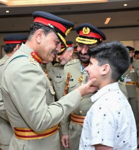 COAS confers military honours on officers, soldiers of Pak Army
