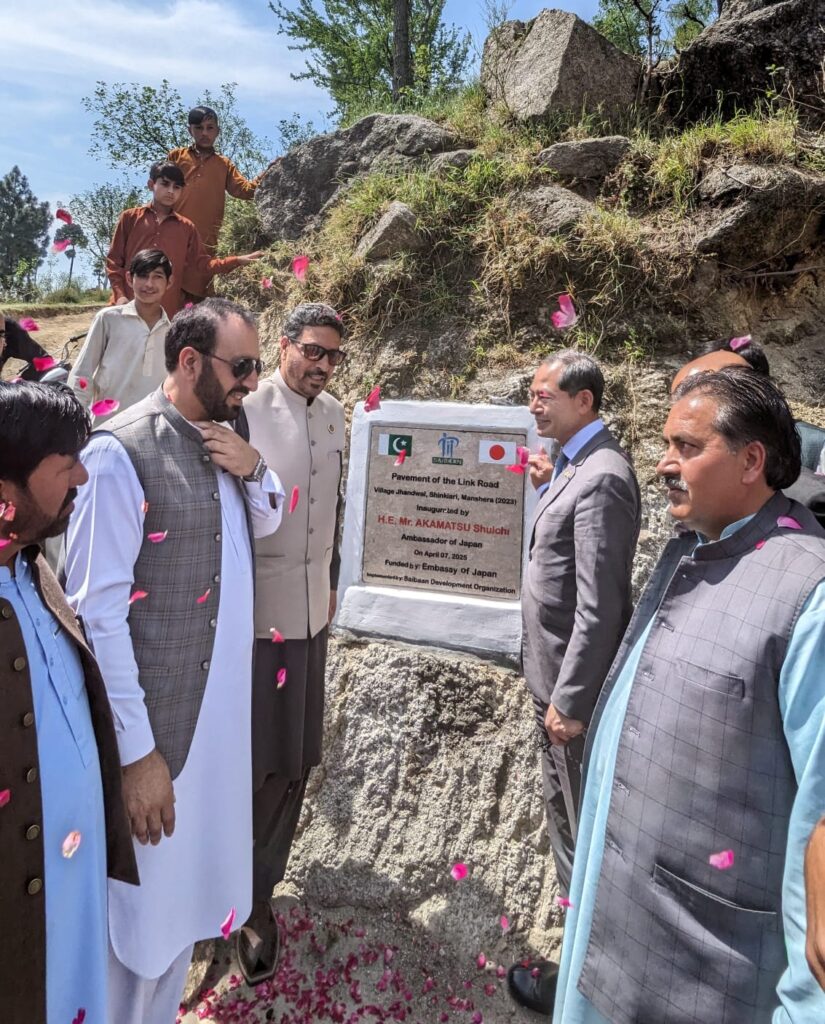 Japan supports rural connectivity with inauguration of link road in Shinkiari