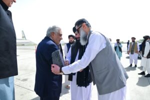 DPM/FM Dar arrives in Kabul on day-long official visit 
