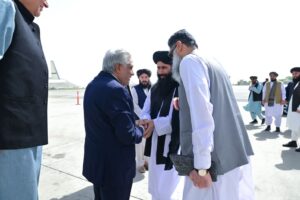 DPM/FM Dar arrives in Kabul on day-long official visit 