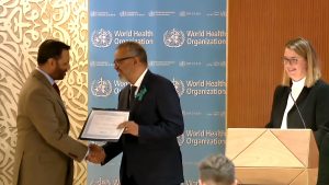 Pakistan honoured by WHO for eliminating Trachoma