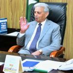 Federal Minister Rana Tanveer Hussain chairing a meeting to appreciate Loralai Olives' global recognition and review the Ministry's achievements in promoting olive cultivation