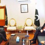 British Economist Stefan Dercon called on Special Assistant to the Prime Minister Haroon Akhtar Khan in Ministry of Industries and Production