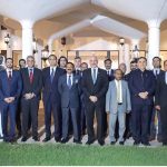 The Embassy of Pakistan in Abu Dhabi hosted a delegation of National Security and War Course (NSWC) of the National Defence University (NDU), Islamabad, during their Foreign study visit to the UAE. Ambassador Faisal Niaz Tirmizi welcomed Air Vice Marshal, Amir Munir, Chief Instructor, AOD of NDU and the delegation, comprising of senior military and civil service officers as well officers from friendly countries