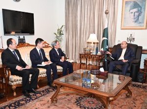 China's Ambassador in Pakistan, Mr Jiang Zaidong, called on President Asif Ali Zardari, at Aiwan-e-Sadr