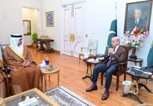 Ambassador of UAE to Pakistan H.E. Hamad Obaid Ibrahim Salem Al-Zaabi called on Prime Minister Muhammad Shehbaz Sharif