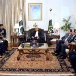 A delegation of International Monetary Fund led by Mr Jihad Azour called on President Asif Ali Zardari, at Aiwan-e-Sadr