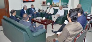 Delegation of CEOs of Pakistan's leading refineries called on Federal Minister for Petroleum Ali Pervaiz Malik