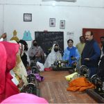 Chairman Prime Minister's Youth Programme, Rana Mashhood Ahmad Khan visit the Munir Arshad Memorial Trust to review ongoing vocational training programs aimed at empowering local youth. He inspected various skill development units and appreciated the Trust’s efforts in providing technical education and employment opportunities