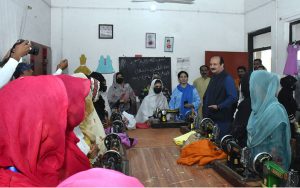 Chairman Prime Minister's Youth Programme, Rana Mashhood Ahmad Khan visit the Munir Arshad Memorial Trust to review ongoing vocational training programs aimed at empowering local youth. He inspected various skill development units and appreciated the Trust’s efforts in providing technical education and employment opportunities