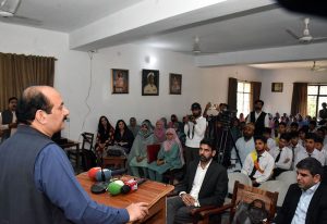 Chairman Prime Minister's Youth Programme, Rana Mashhood Ahmad Khan visit the Munir Arshad Memorial Trust to review ongoing vocational training programs aimed at empowering local youth. He inspected various skill development units and appreciated the Trust’s efforts in providing technical education and employment opportunities