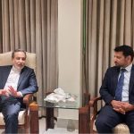 Iranian Foreign Minister Abbas Araghchi arrived in Islamabad on an official visit. He was received by Additional Secretary West Asia, Syed Asad Gillani, Iranian Ambassador to Pakistan and other senior officials, at Nur Khan Airbase