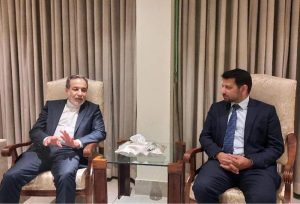 Iranian Foreign Minister Abbas Araghchi arrived in Islamabad on an official visit. He was received by Additional Secretary West Asia, Syed Asad Gillani, Iranian Ambassador to Pakistan and other senior officials, at Nur Khan Airbase