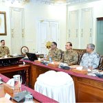 Prime Minister Muhammad Shehbaz Sharif chairs a meeting of National Security Committee