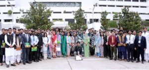 Members of the 18th Youth Parliament Pakistan in collaboration with Pakistan Institute of Legislative Development And Transparency-PILDAT visiting Senate Museum at Parliament House
