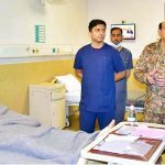 Speaker National Assembly Sardar Ayaz Sadiq visits CMH Rawalpindi to inquire about the well-being of those injured in the aftermath of the recent Indian attack on Pakistan