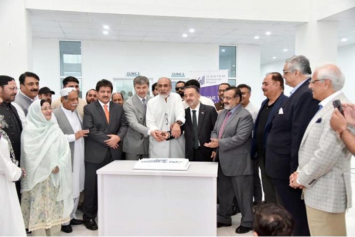 Federal Minister Khalid Hussain Magsi inaugurates Al-Kauthar International Hospital