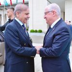 Prime Minister Muhammad Shehbaz Sharif see-off by Minister of National Defense of Turkiye Yaşar Guler at Istanbul Airport