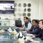 Special Assistant to the Prime Minister Haroon Akhtar Khan chairing a meeting with Karachi Chamber of Commerce and Industry online via zoom