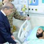 Prime Minister Muhammad Shehbaz Sharif along with Defence Minister Khawaja Muhammad Asif, Chief of the Army Staff General Syed Asim Munir and Minister for Information and Broadcasting Attaullah Tarar visited Combined Military Hospital Rawalpindi to meet the soldiers injured during M'arka-e-Haq