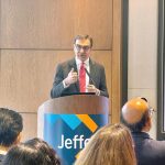 Adviser to the Prime Minister on Privatisation, Muhammad Ali addressing the Pakistan Access Day organized by Jefferies and KTrade Securities