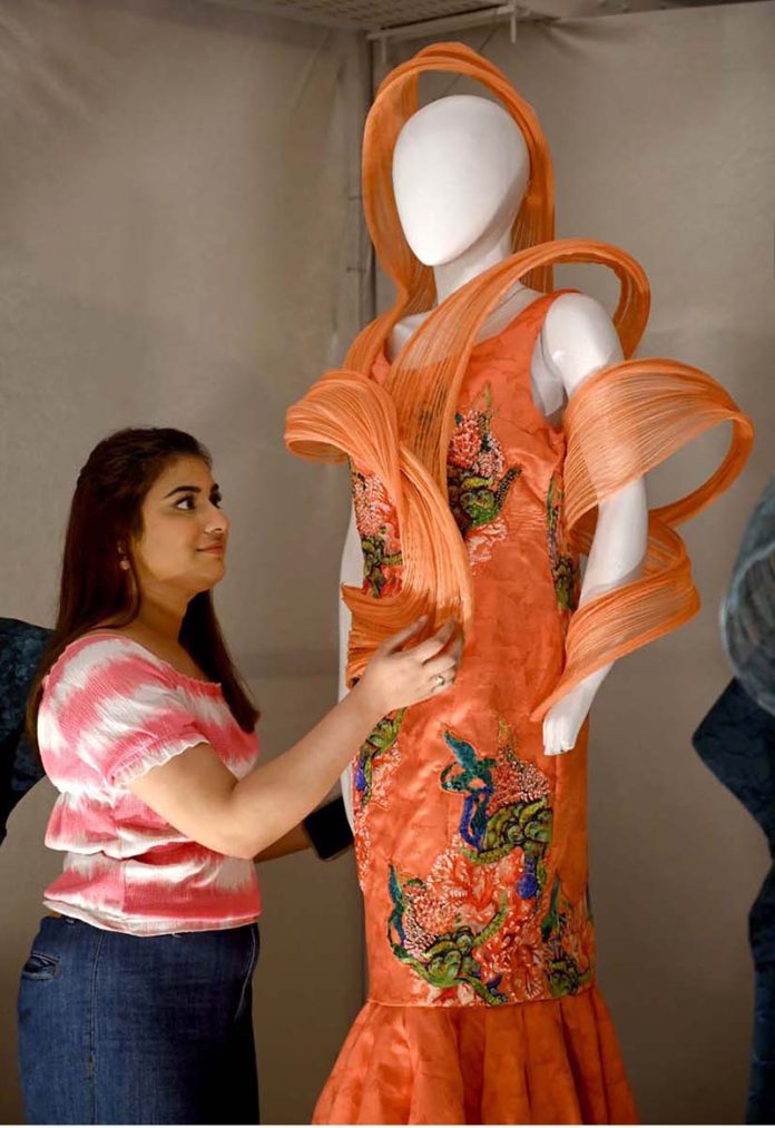 Students of UCA BA (Hons) Fashion Textiles showcase their work during the Annual Thesis Display | Class of 2025, organized by the Department of Art and Design at TMUC
