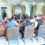 Prime Minister Muhammad Shehbaz Sharif chairs a review meeting of the Task Force on Development of Housing Sector