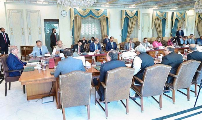 Prime Minister Muhammad Shehbaz Sharif chairs a review meeting of the Task Force on Development of Housing Sector