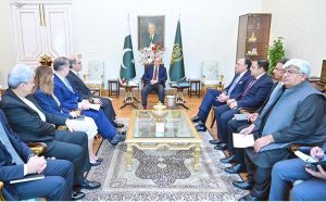 A delegation of IMF led by Jihad Azour calls on Prime Minister Muhammad Shehbaz Sharif