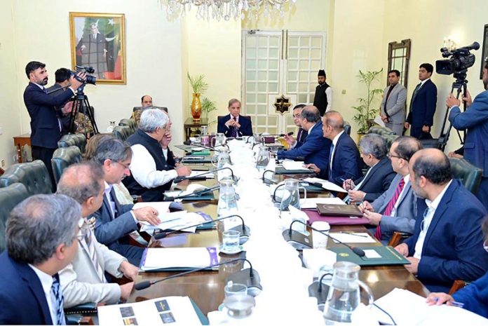 Prime Minister Muhammad Shehbaz Sharif chairs a meeting regarding the Federal Board of Revenue