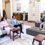 A delegation led by Chairman Pakistan People's Party Bilawal Bhutto Zardari calls on Prime Minister Muhammad Shehbaz Sharif