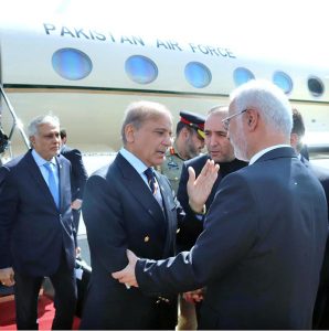 Prime Minister Muhammad Shehbaz Sharif reaches Tehran on his two day official visit of Iran. Iranian Interior Minister Eskandar Momeni received the Prime Minister upon his arrival at Mehrabad Airport