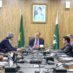 Federal Minister for Planning, Development & Special Initiatives, Ahsan Iqbal, chairing a high-level Executive Committee meeting to review progress on the establishment of the Daanish University of Applied and Emerging Sciences in federal capital