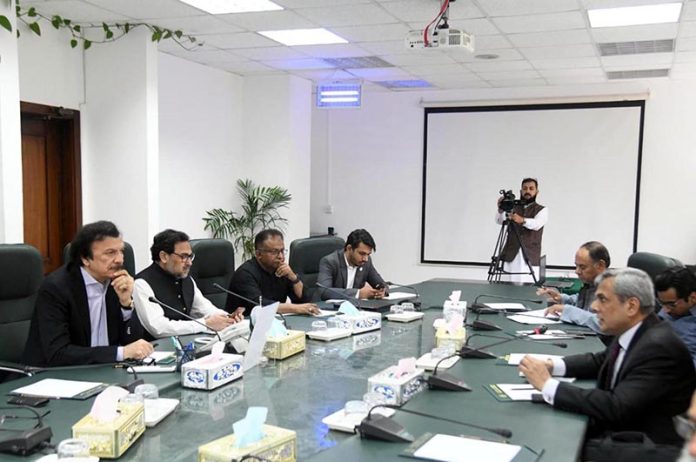 High-level meeting chaired by Special Assistant to the Prime Ministera for Industries and Production Haroon Akhtar focuses on advancing electric vehicle technology and motorcycle retrofitting for a greener, more sustainable