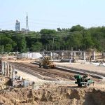 Heavy machinery is at work as the Capital Development Authority (CDA) constructing a bus charging station at H-8, as part of a project to expand the city’s electric bus network