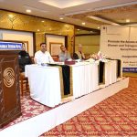 Minister for Social Welfare Syed Qasim Ali Shah addressing during inauguration ceremony of Gender Desk to empower women