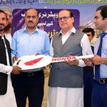 Minister of State for Planning and Development, Chaudhry Armaghan Subhani, distributes motorcycles to veterinary staff of the Livestock Department, enhancing their mobility and service capabilities