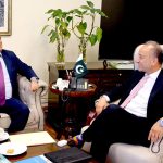 Meeting of the Federal Minister for Climate Change and Environmental Coordination Dr. Musadik Malik with the Ambassador of Syria Dr. Ramez Alraee