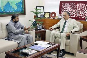 Chief Minister Balochistan Sarfraz Bugti called on Federal Minister for Planning, Development & Special Initiatives Ahsan Iqbal in Islamabad to discuss ongoing and future development projects in Balochistan