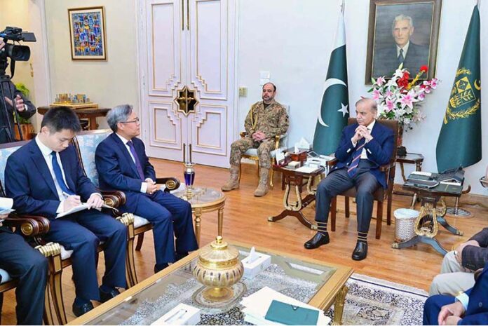 Chinese Ambassador in Pakistan, H.E. Jiang Zaidong calls on Prime Minister Muhammad Shehbaz Sharif