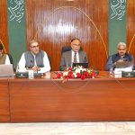 Federal Minister for Planning, Development and Deputy Chairman of the Planning Commission, Ahsan Iqbal, chairs a CDWP meeting on Tuesday where ten key development projects were approved to accelerate national progress