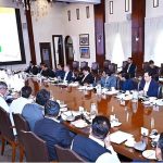 Sindh Chief Minister Syed Murad Ali Shah meets Federal Minister for Communications Aleem Khan along with a high-Level delegation at the CM House